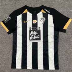 2025/26 Angers SCO Home Black Fans Soccer jersey