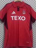 2025/26 Aberdeen Home Red Fans Soccer jersey