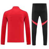 2025/26 Man Utd Red Half Pull Tracksuit