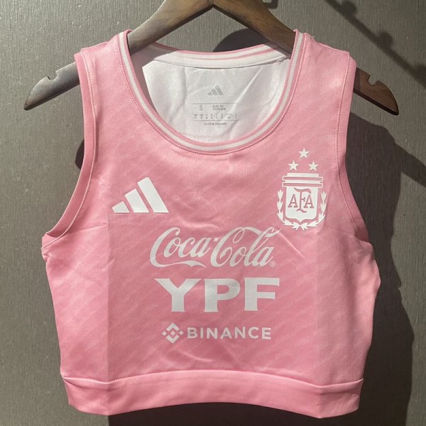 2025 Argentina Pink Training Shirts