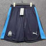 2025/26 Marseille Away Dark Blue Fans Soccer Shorts