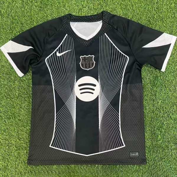 2025/26 BAR Black 刺绣标 Training Shirts