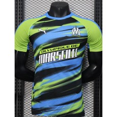 2025/26 Marseille Green Blue Player Training Shirts