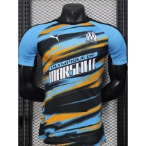 2025/26 Marseille Yellow Blue Player Training Shirts