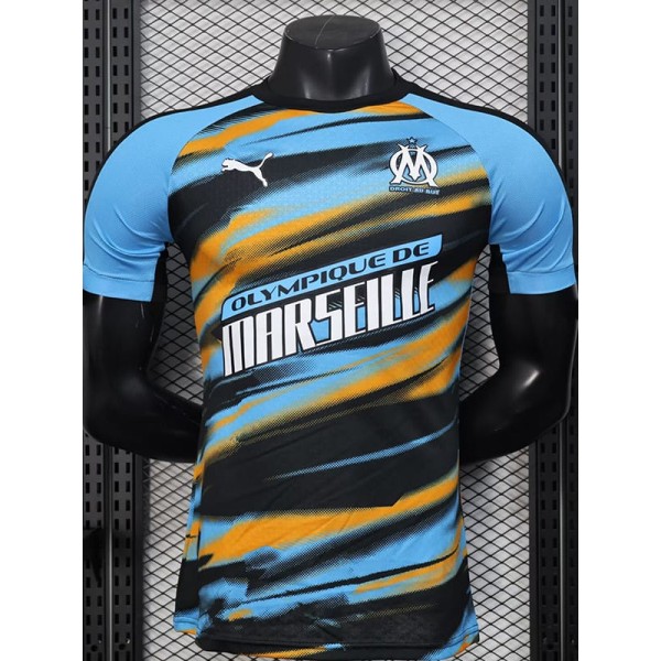 2025/26 Marseille Yellow Blue Player Training Shirts