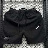 WQD Black Casual Shorts Pants