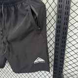 WQD Black Casual Shorts Pants