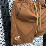 WQD Brown Casual Shorts Pants