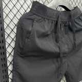 WQD Black Casual Shorts Pants