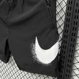WQD Black Casual Shorts Pants