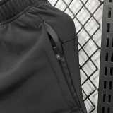 WQD Black Casual Shorts Pants
