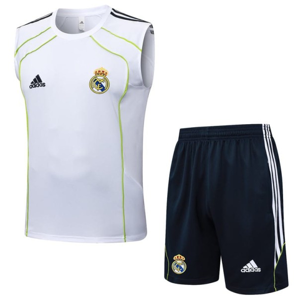 2025/26 R MAD White Tank top Training Shorts Suit