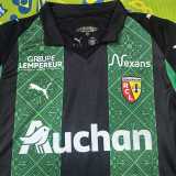 2025/26 RC Lens Away Print Sponsor Fans Soccer jersey