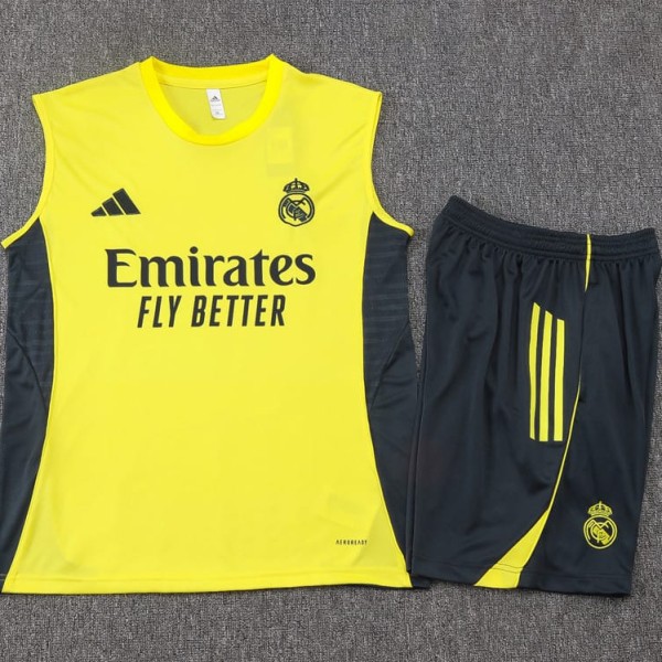 2025/26 R MAD Yellow Tank top Training Shorts Suit