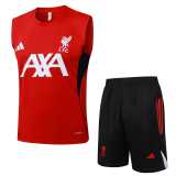 2025/26 LIV Red Tank top Training Shorts Suit