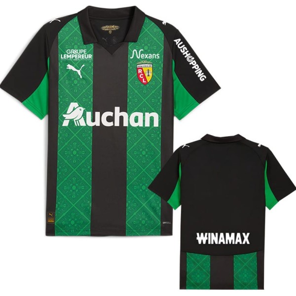 2025/26 RC Lens Away Print Sponsor Fans Soccer jersey