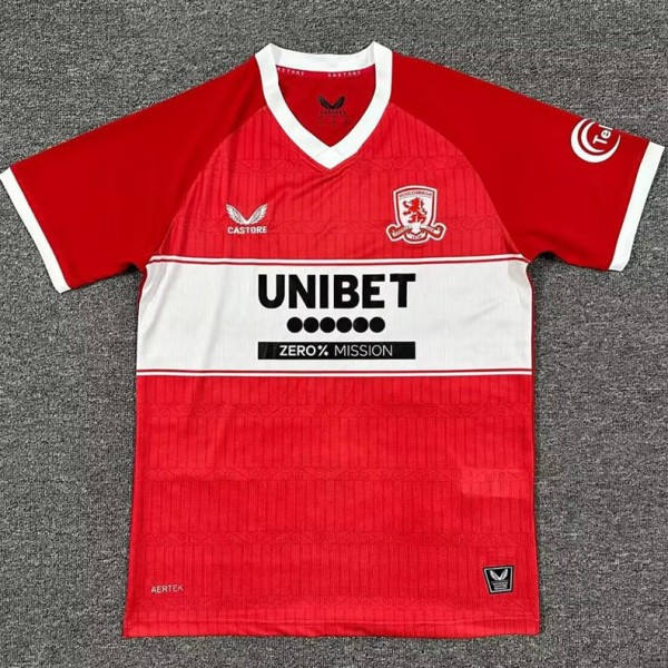 2025/26 Middlesbrough Home Fans Soccer jersey