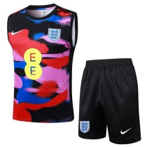 2025 England Colour Tank top Training Shorts Suit