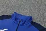 2025 Dark Blue Half Pull Tracksuit