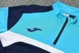 2025 Dark Blue Half Pull Tracksuit