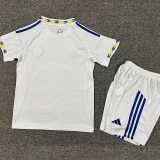 2025/26 Leeds United Home White Fans Kids Soccer jersey