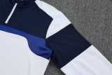 2025 White Half Pull Tracksuit