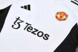 2025/26 Man Utd White Half Pull Tracksuit