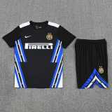 2025/26 INT Black Training Shorts Suit