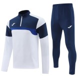 2025 White Half Pull Tracksuit