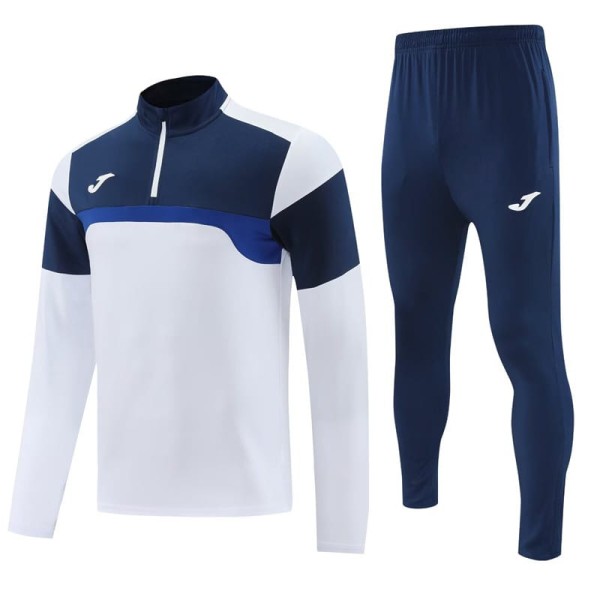 2025 White Half Pull Tracksuit