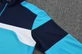 2025 Blue Half Pull Tracksuit