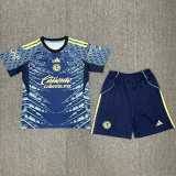2025/26 Club America Away Blue Fans Kids Soccer jersey