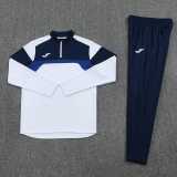 2025 White Half Pull Tracksuit
