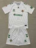 2025/26 Real Betis GKW White Fans Kids Soccer jersey