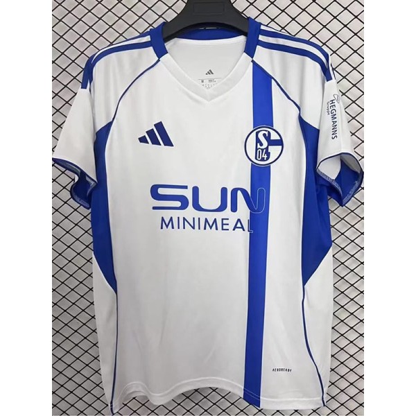 2025/26 FC Schalke 04 Away White Fans Soccer jersey