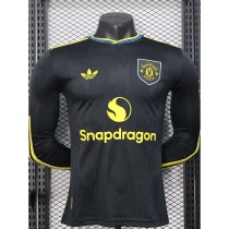 [PLAYER] 2025/26 Man Utd 3RD Player Long Sleeve Soccer jersey