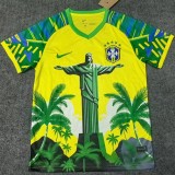 2025 Brazil Yellow Training Shirts