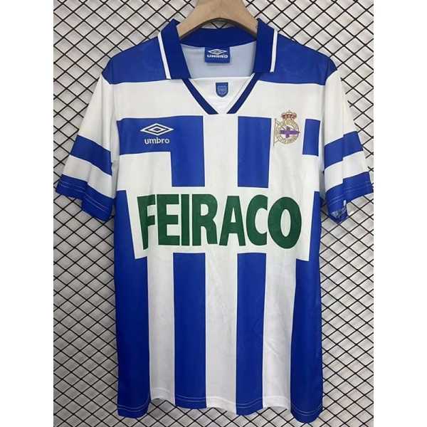 1994/95 La Coruna Home Retro Soccer jersey