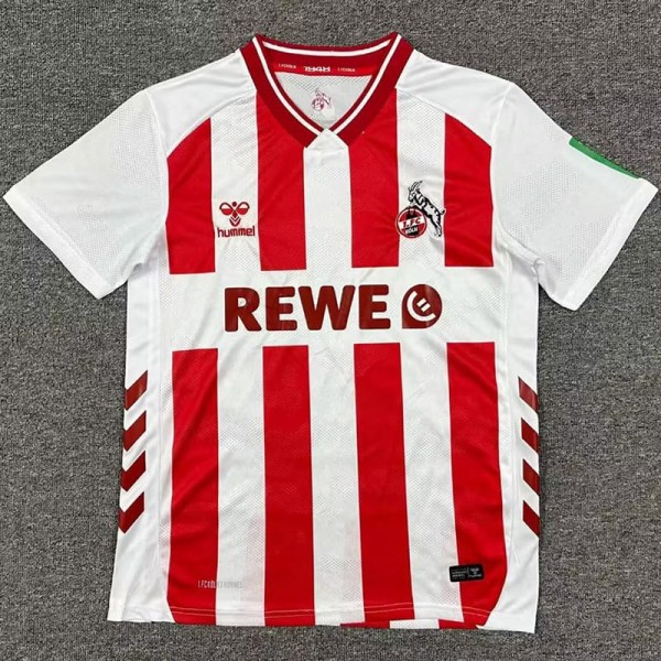 2025/26 1. FC  koln Home Red Fans Soccer jersey