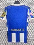 2025/26 La Coruna Home Blue Fans Soccer jersey