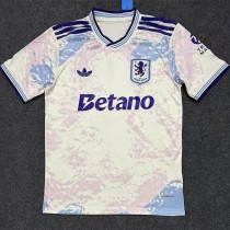 2025/26 Aston Villa 3RD White Fans Soccer jersey