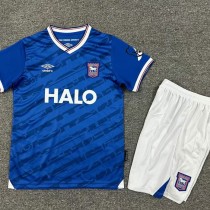 2025/26 Ipswich Town Home Blue Fans Kids Soccer jersey