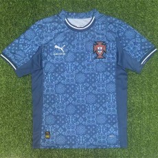 2025 Portugal Special Edition Blue Fans Soccer jersey