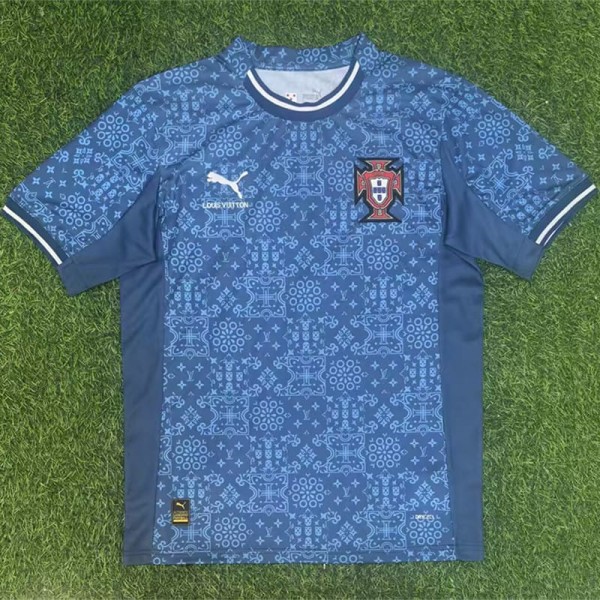 2025 Portugal Special Edition Blue Fans Soccer jersey
