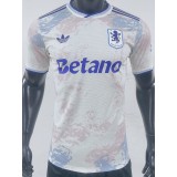 [PLAYER] 2025/26 Aston Villa 3RD White Player Soccer jersey