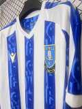 2025/26 Sheffield Wednesday Home Blue Fans Soccer jersey