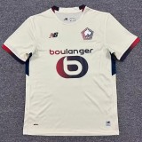 2025/26 Lille Away White Fans Soccer jersey