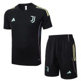 2025/26 JUV Black Training Shorts Suit