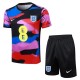 2025 England Pink Training Shorts Suit