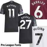 [PLAYER] 2025/26 Aston Villa 3RD White Player Soccer jersey